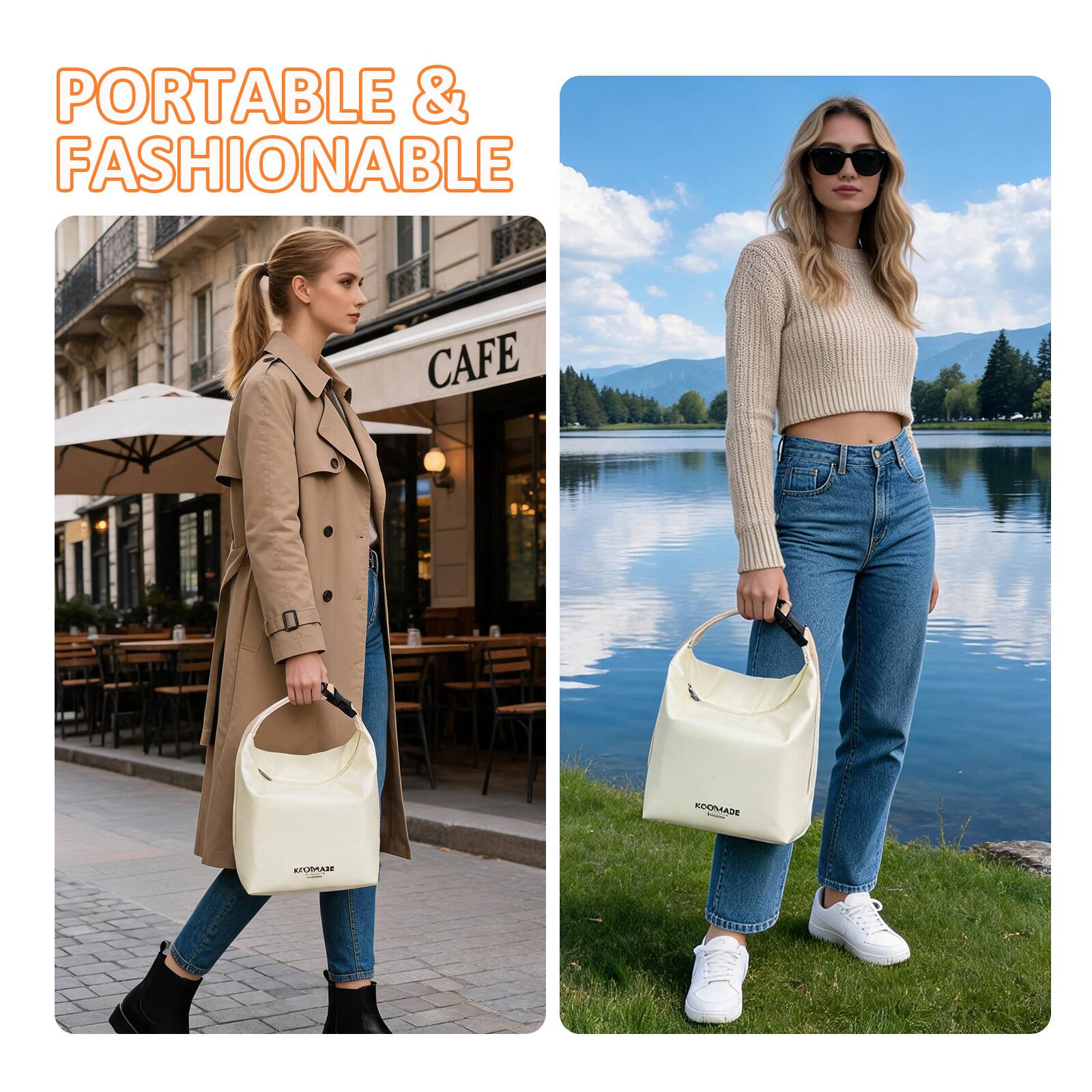 PORTABLE & FASHIONABLE  
CAFE  
KOOMADE