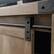 Angle. Sauder - Bridge Acre Rustic Farmhouse Credenza - Lintel Oak.