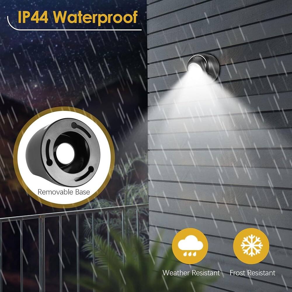 IP44 Waterproof  
Removable Base  
Weather Resistant  
Frost Resistant