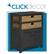 Front. Click Decor - Nelson Storage and 2-Door Cabinet - Dark Gray.