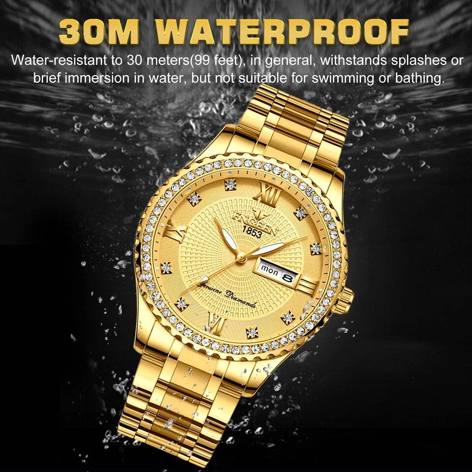 30M WATERPROOF

Water-resistant to 30 meters (99 feet), in general, withstands splashes or brief immersion in water, but not suitable for swimming or bathing.