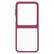 Angle. OtterBox - Thin Flex Series Carrying Case for Samsung Galaxy Z Flip6 - Berry Bliss.