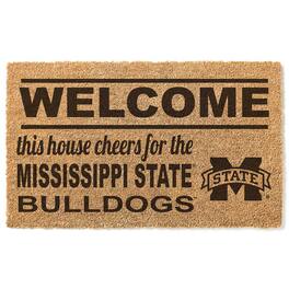 Jardine - Mississippi State Bulldogs 18" x 30" Welcome Doormat - Brown