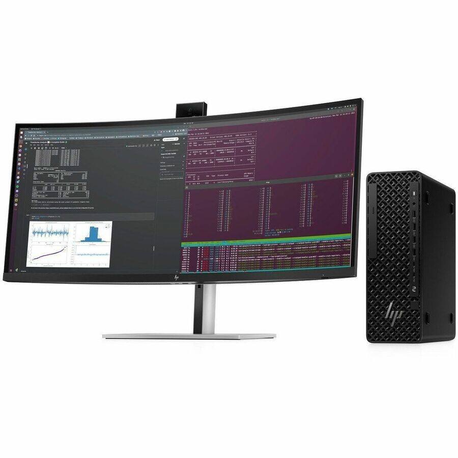 Alt View 7. HP - HP Z2 G1i Workstation - Intel Core Ultra 7 265 - 32 GB - 1 TB SSD - Small Form Factor - Black - Intel W880 Chip - Black.