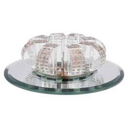 Home Collection - 18cm Modern Crystal LED Flush Mount Ceiling Light Fixture for Hallway and Bedroom
