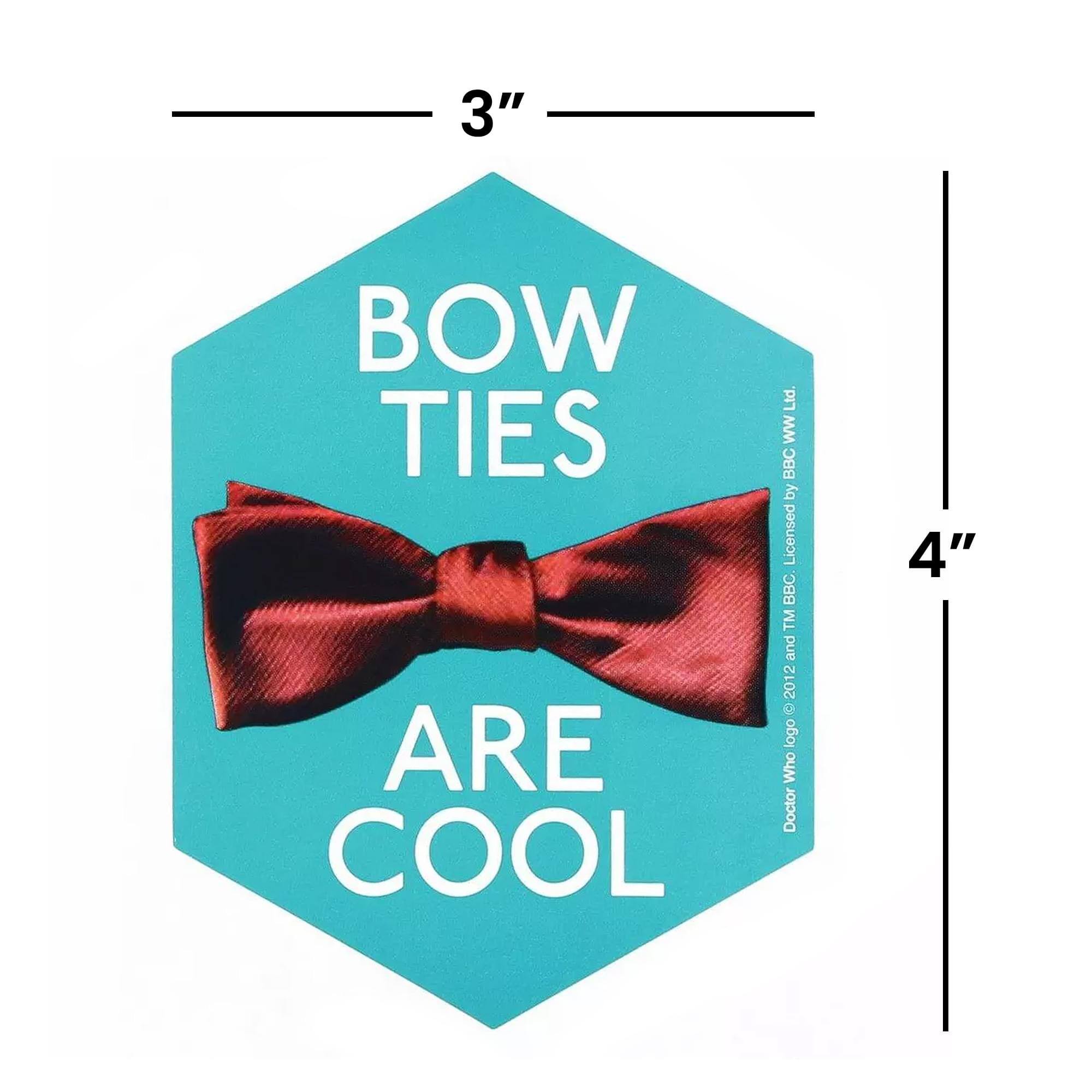 3" BOW TIES ARE COOL Ltd  
Licensed by BBC  
BBC TM and © 2012  
Doctor Who logo  
4"