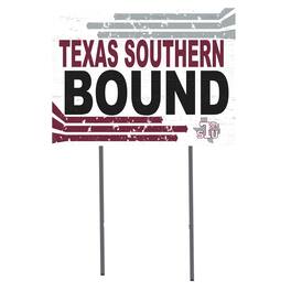 Jardine - Texas Southern Tigers 18'' x 24'' Bound Yard Sign - White