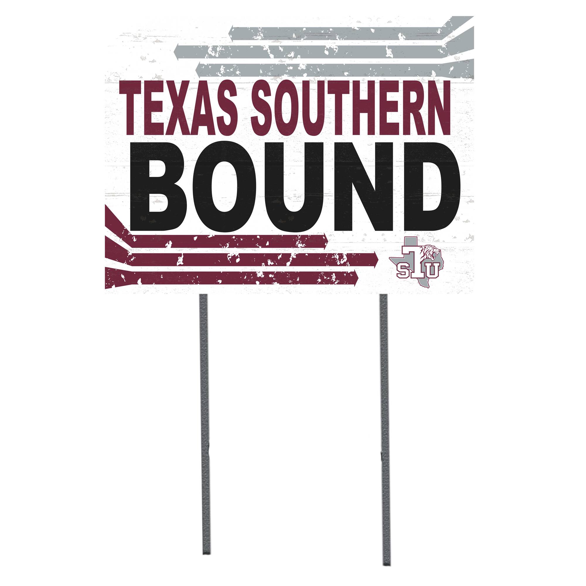 Texas Southern Tigers 18'' x 24'' Bound Yard Sign