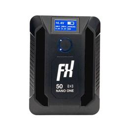 FX Lion - FXLION Nano ONE 50Wh V Mount Battery with D-TAP,USB-C,USB-A,Micro-USB Ports