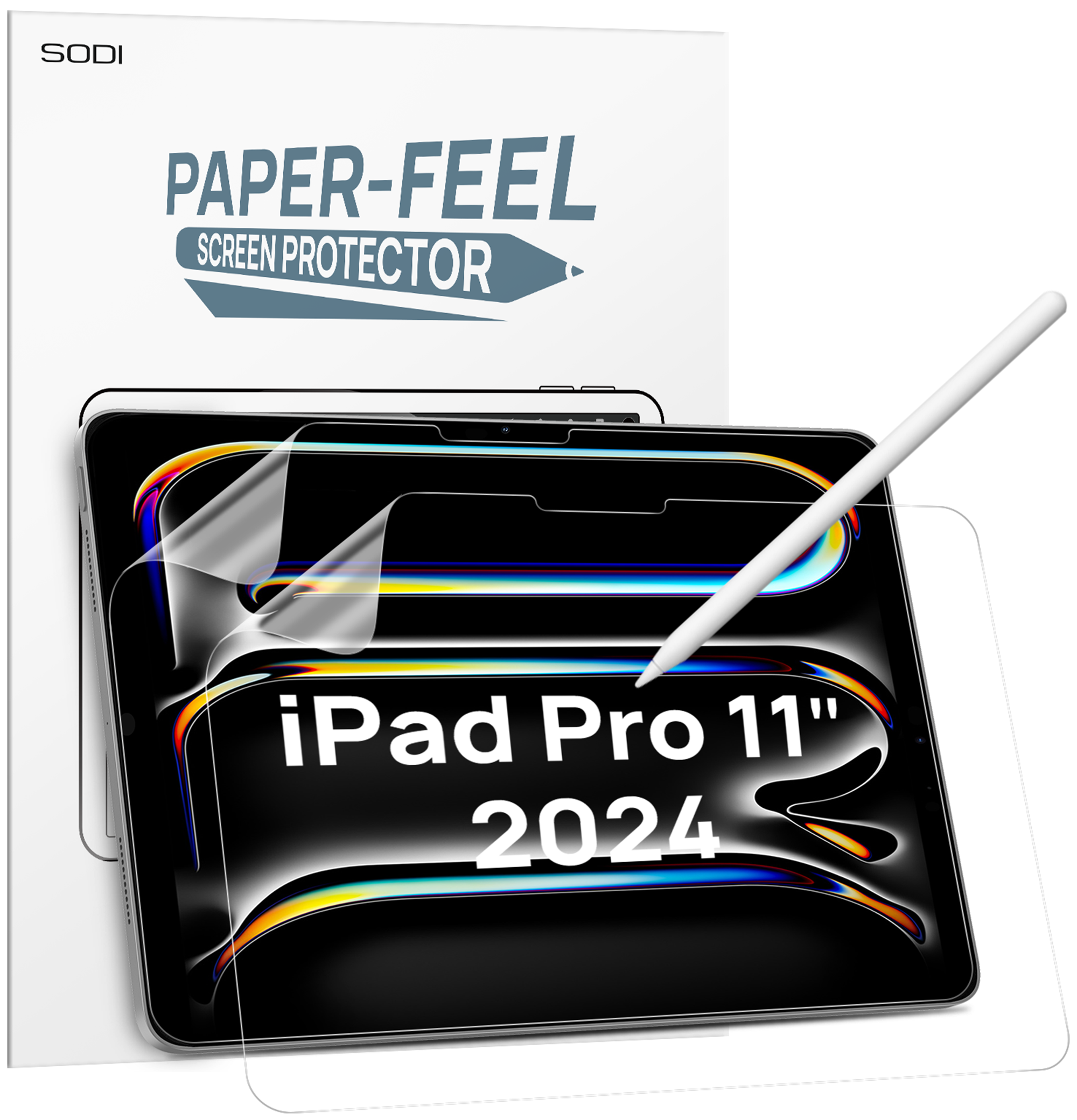 SODI PAPER-FEEL SCREEN PROTECTOR for iPad Pro 11" 2024
