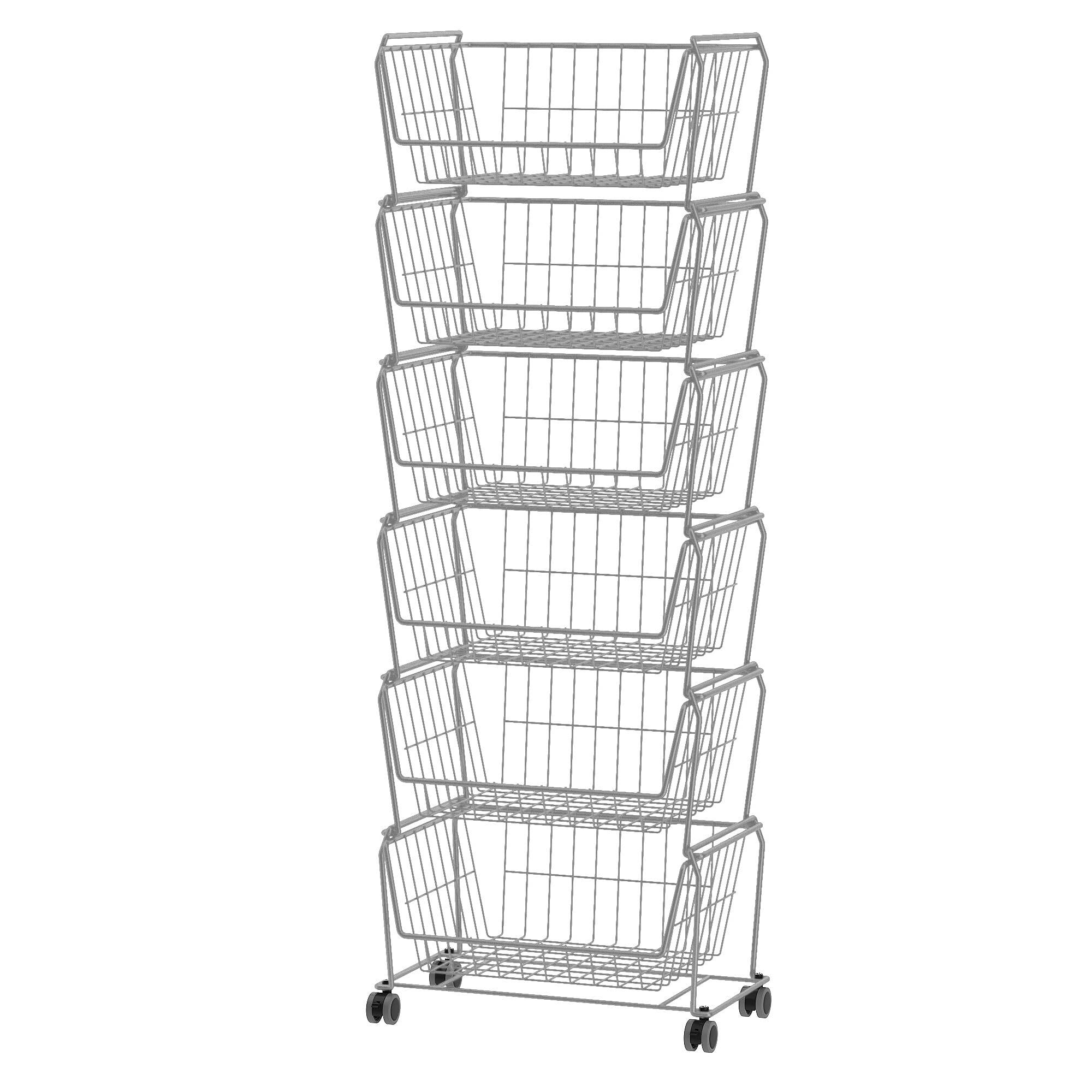 Silver Grey 6 Tier Standard