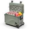 Alpicool - D40-W 12V Portable Car Fridge 55Qt Fast Cooling Freezer - Green