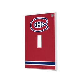 Keyscaper - Montreal Canadiens Single Toggle Lightswitch Plate - Multicolor