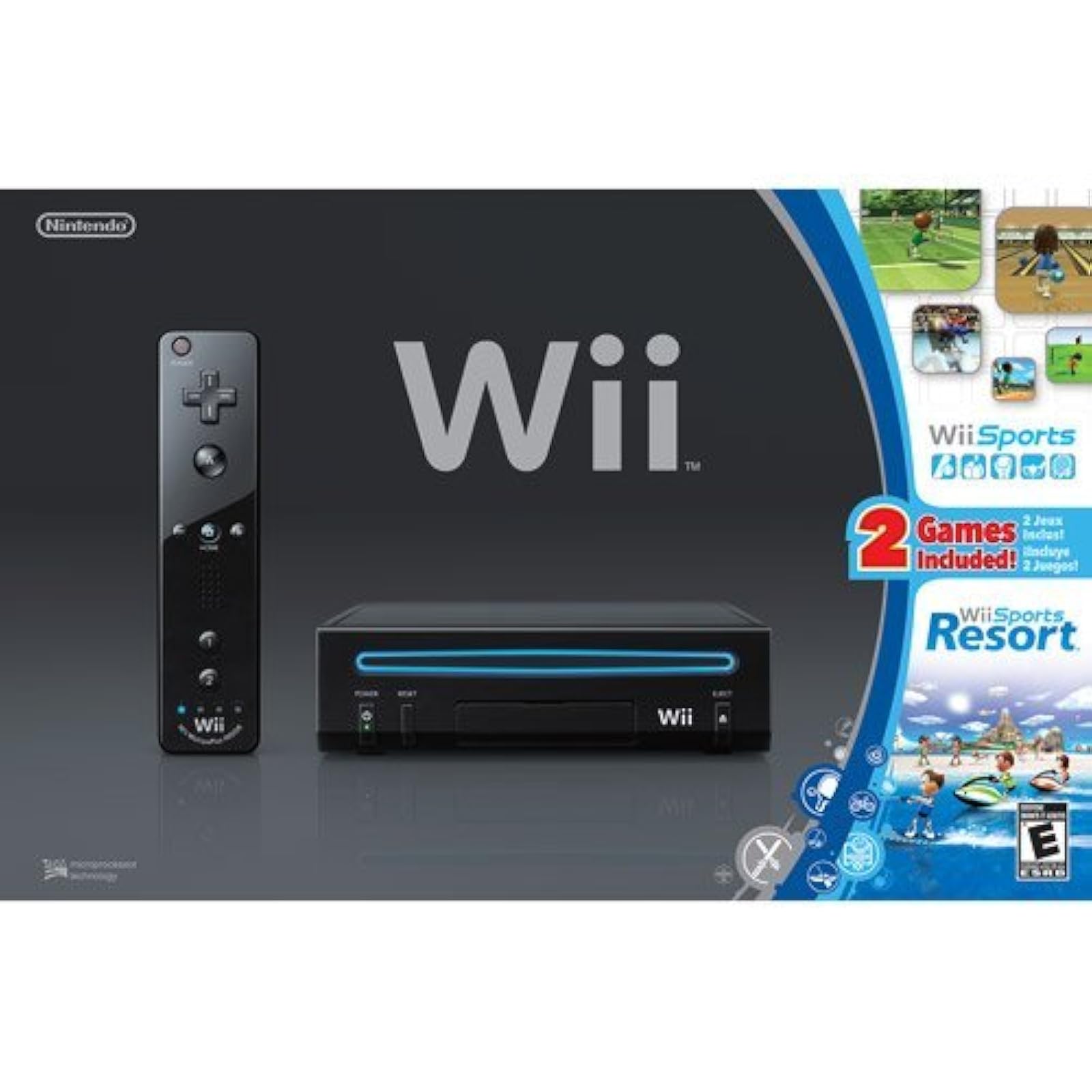Nintendo Wii
Wii Sports
Wii Sports Resort
2 Games Included!
E for Everyone