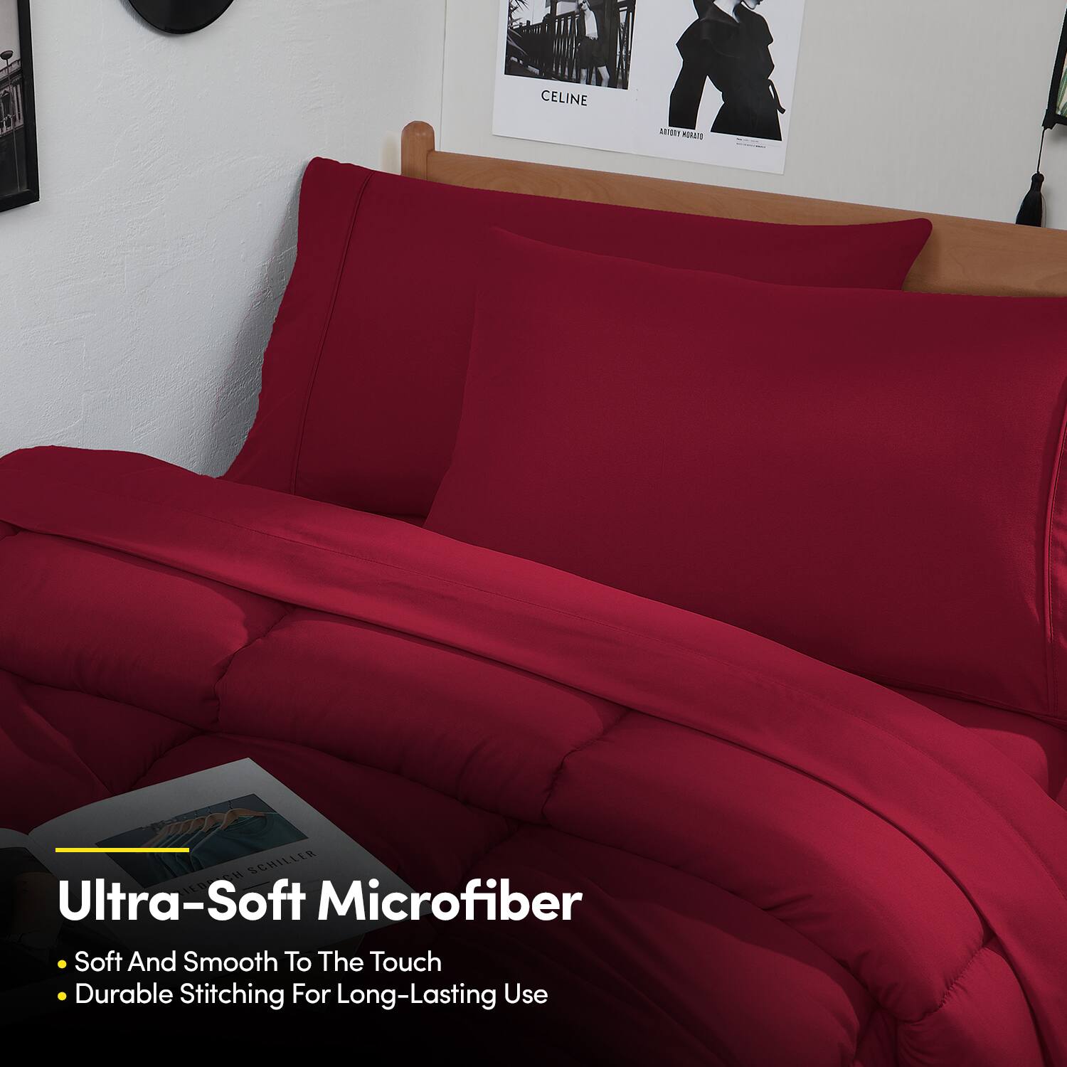 Ultra-Soft Microfiber  
- Soft And Smooth To The Touch  
- Durable Stitching For Long-Lasting Use