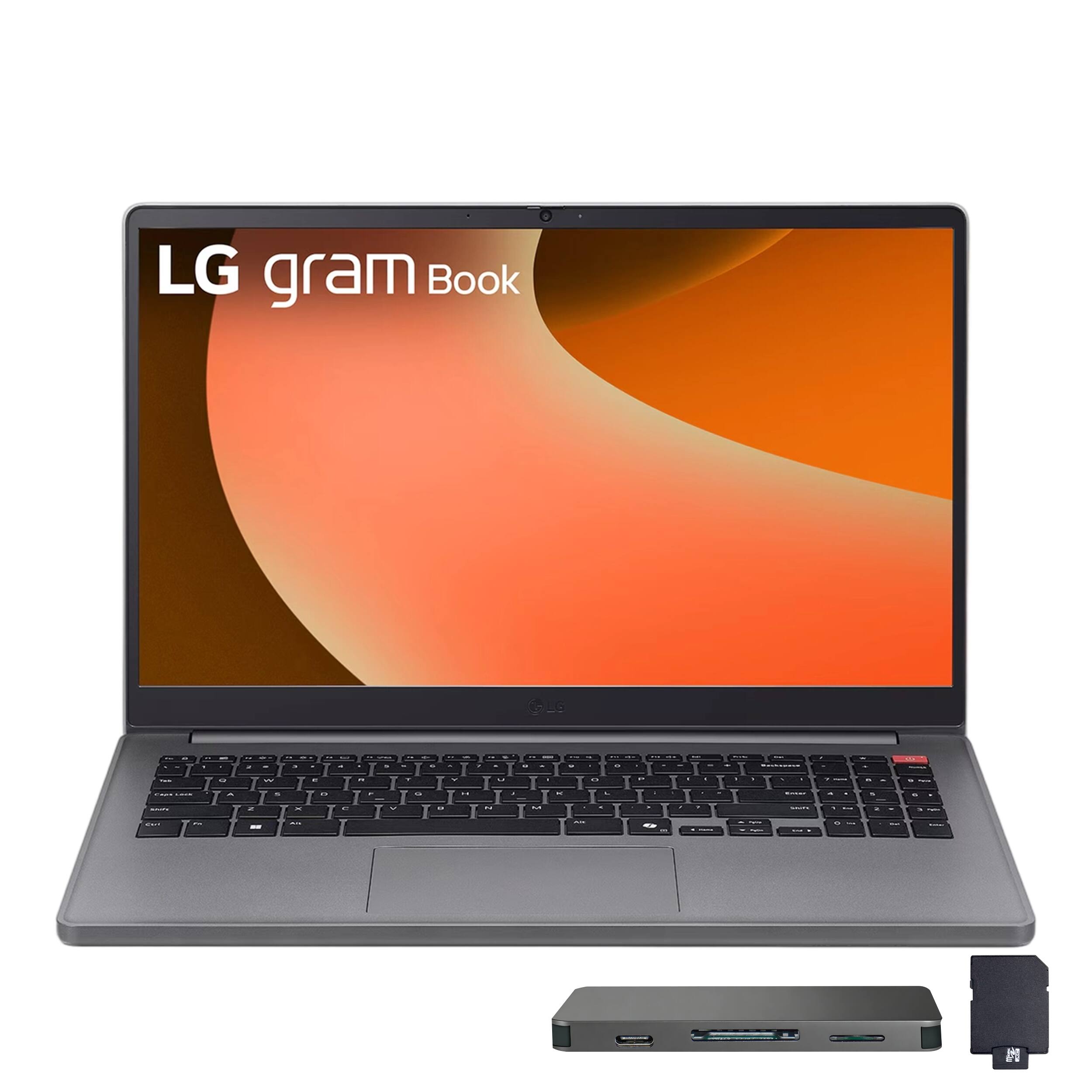 LG - Gram Book 15.6" FHD Laptop,Intel i5-1334U,16GB RAM,512GB SSD+160GB Dock Set,Intel Iris Xe Graphics,Win 11 - Silver