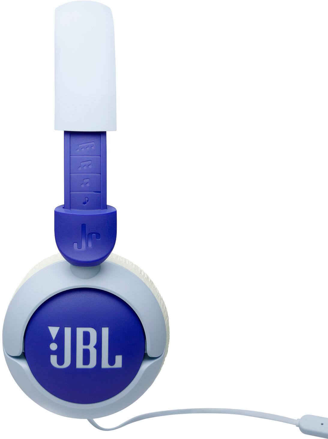 Alt View 2. JBL - Junior 320 Wired Kids On-Ear Headphones - 2025 - Blue.