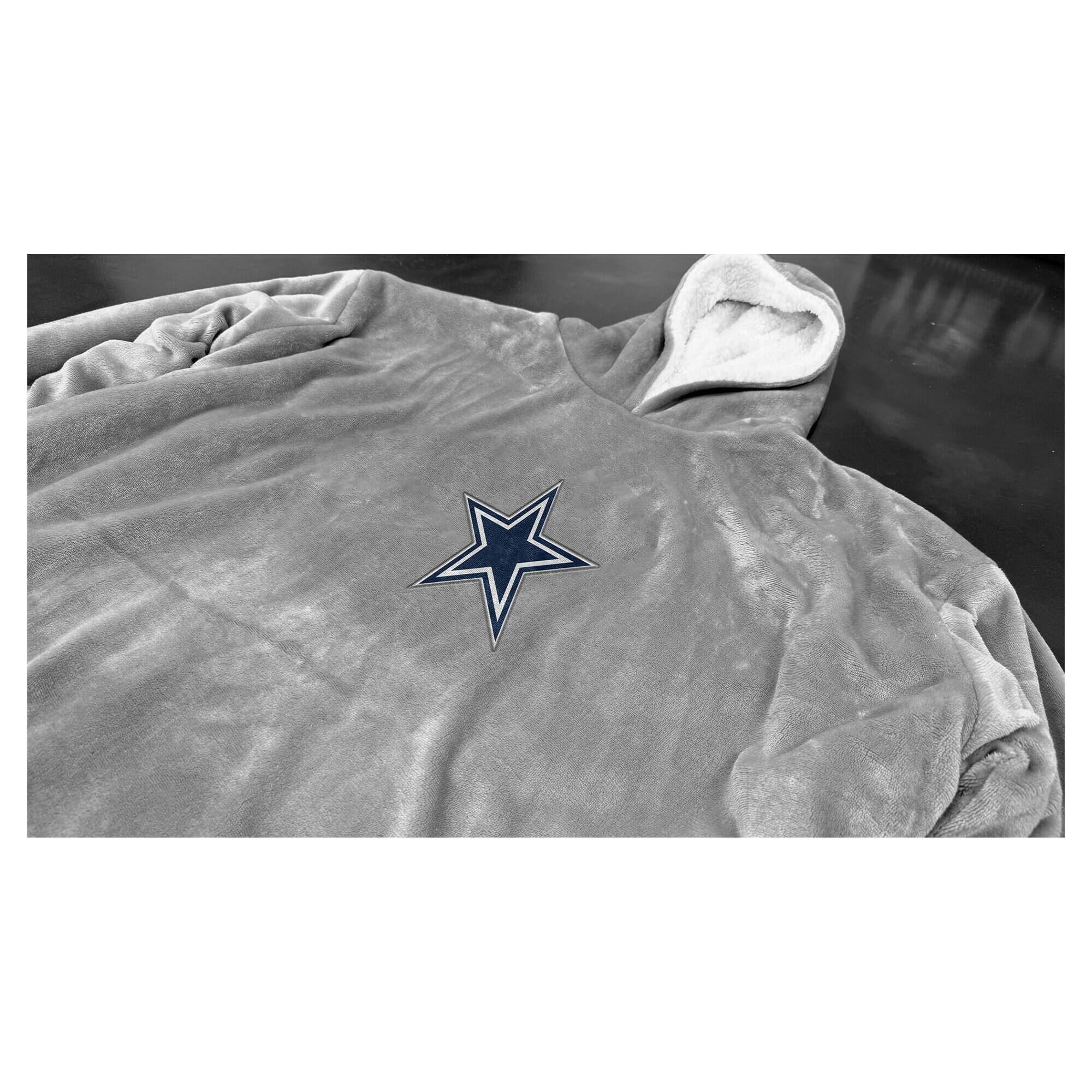Alt View 1. Pegasus - Dallas Cowboys 54" x 72" Big Logo Wearable Blanket - Multicolor.