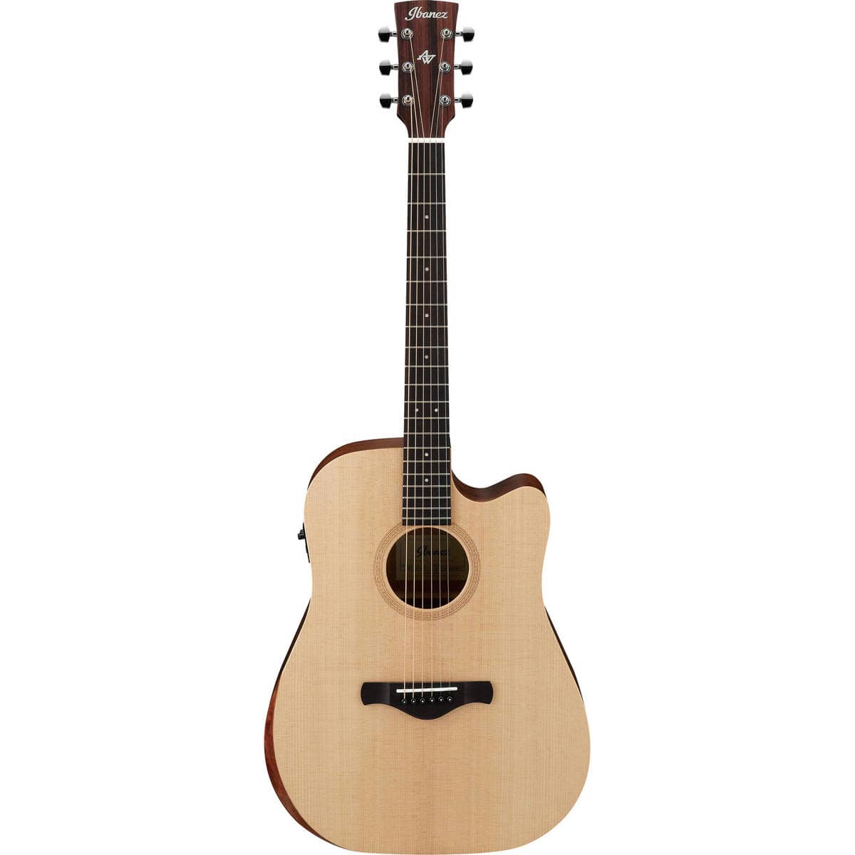 Ibanez - Artwood Series AW150CE Cutaway Dreadnought  Acoustic Electric Guitar, Ovangkol Fretboard, Open Pore Natural price history on PriceWatchPro