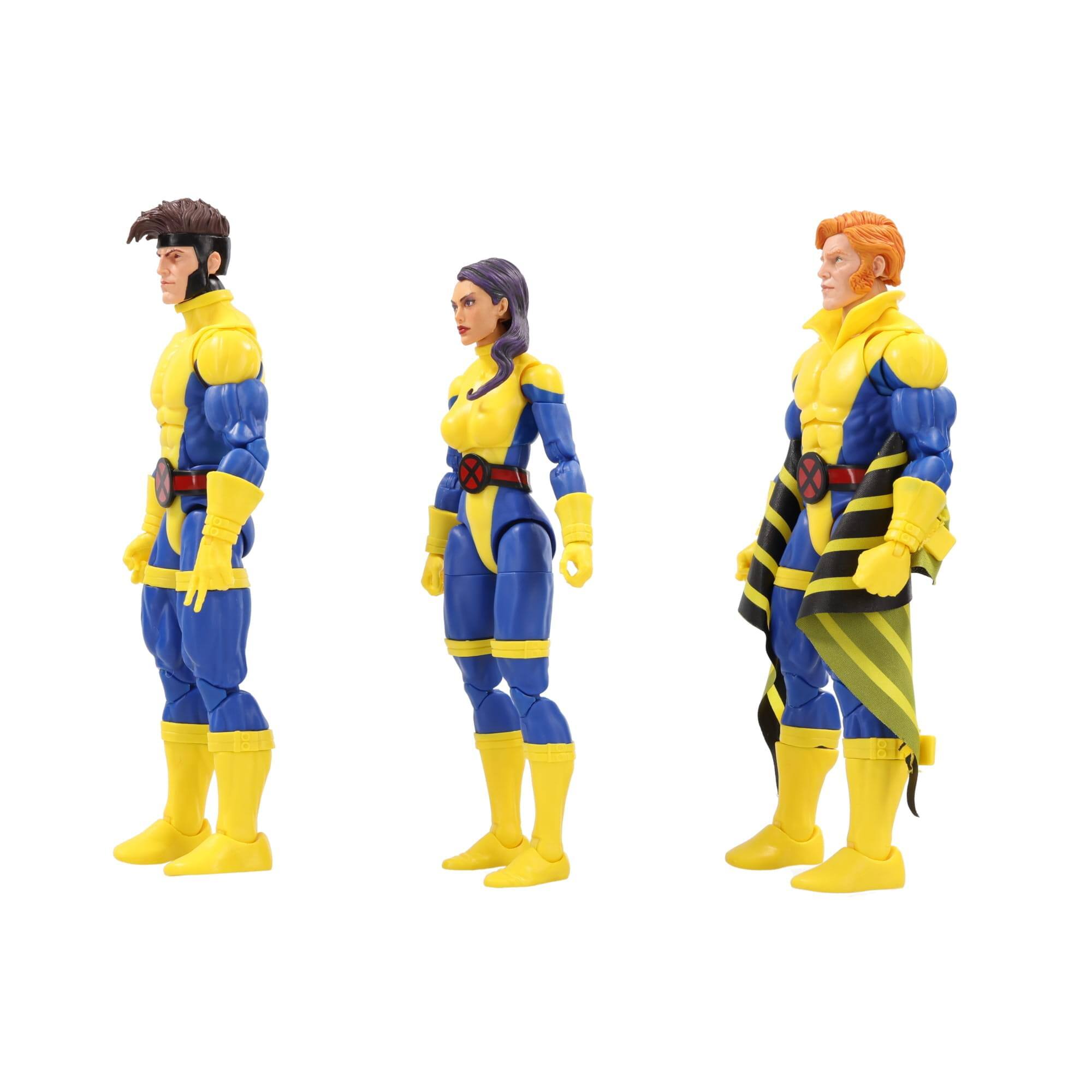 Alt View 10. Marvel - Marvel Legends X-Men 6 Inch Action Figure 3-Pack | Banshee, Gambit, & Psylocke.