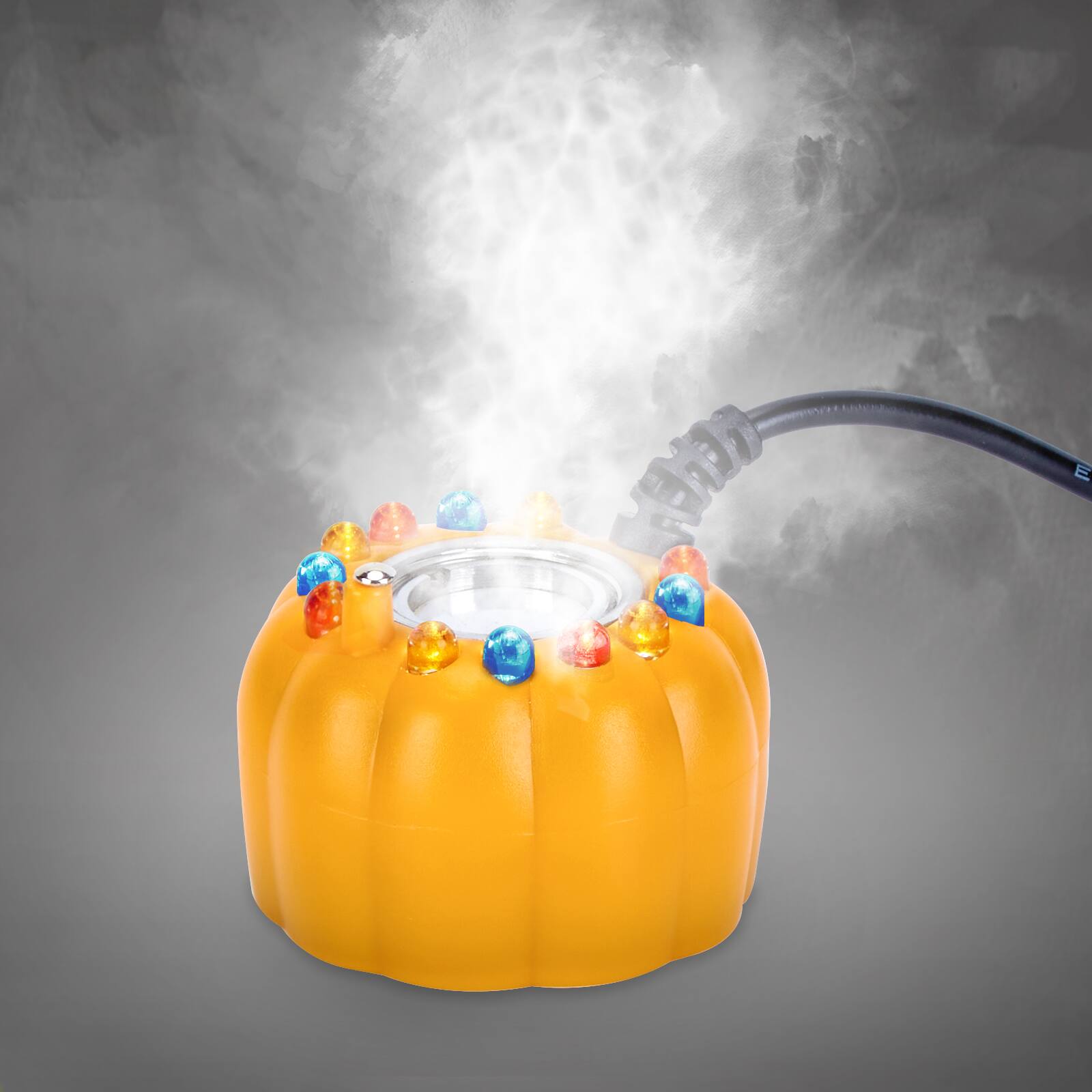Alt View 7. Fitnate - Pumpkin Fogger Mist Maker with Splash Guard for Halloween - Yellow.