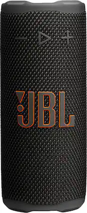 Front. JBL - Grip Portable Wireless Speaker with Built-In Light - 2025 - Black.