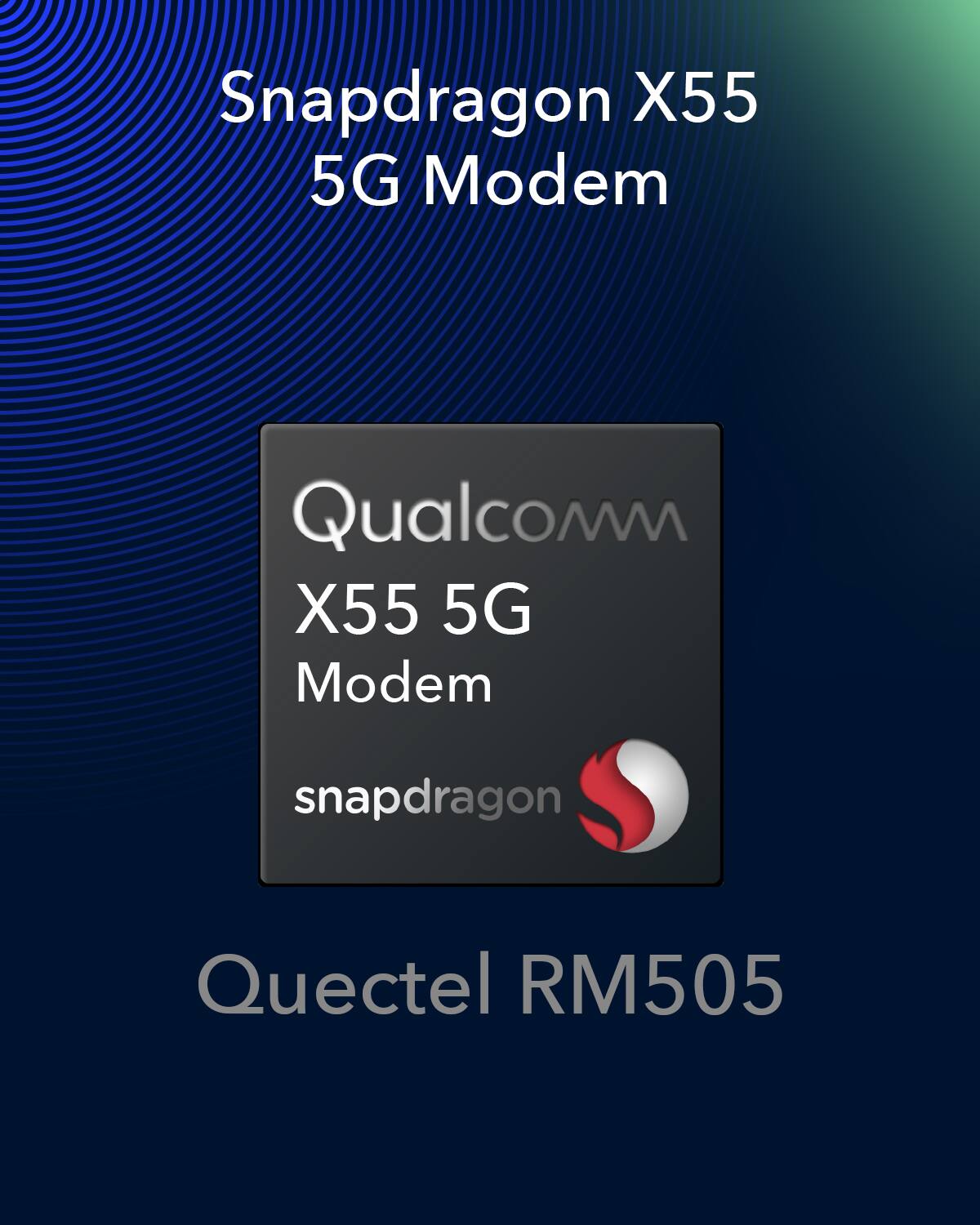 Snapdragon X55 5G Modem Qualcomm X55 5G Modem snapdragon Quectel RM505