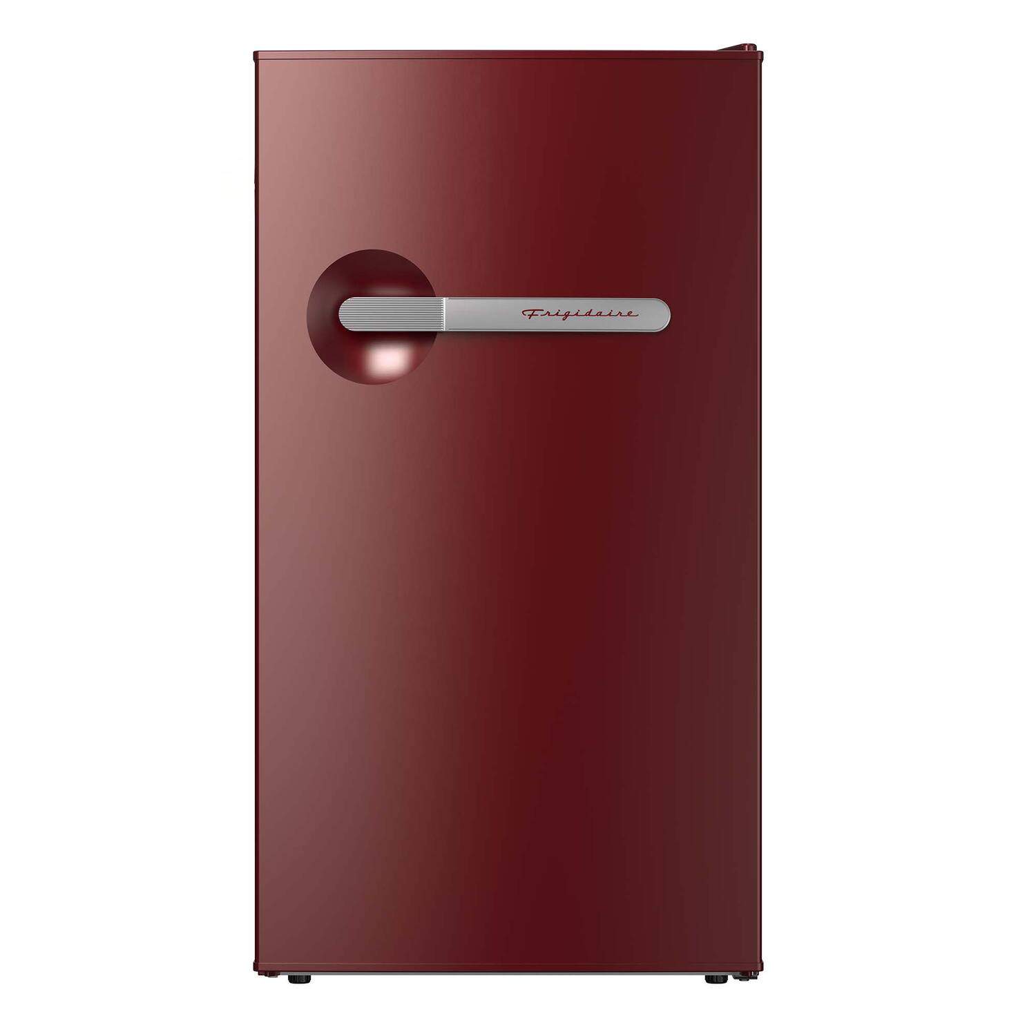 Back. Frigidaire - 3.2-Cu. Ft. Retro Bar Refrigerator, Side Bottle Opener - Merlot.