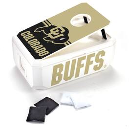 Indigo Falls - Colorado Buffaloes 40-Can Cornhole Cooler - White