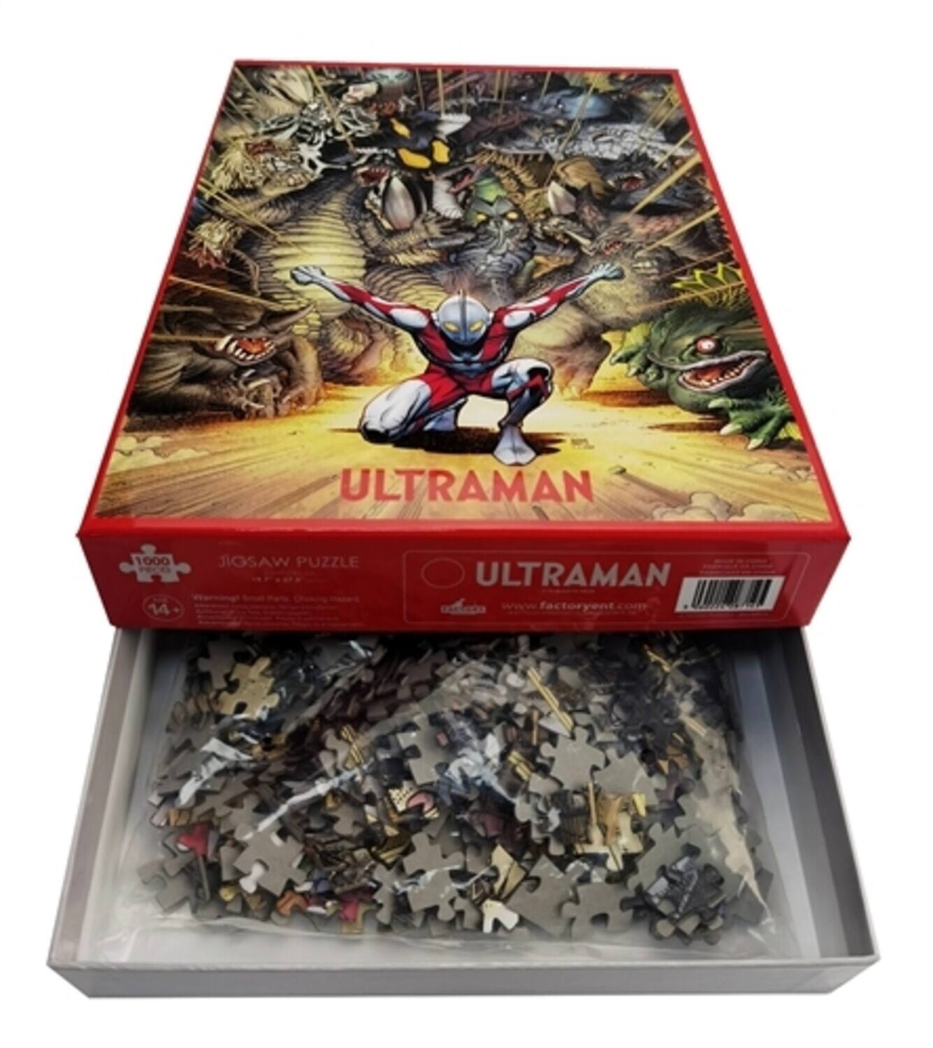 ULTRAMAN  
1000 14  
JIGSAW PUZZLE  
ULTRAMAN www.factoryent.com