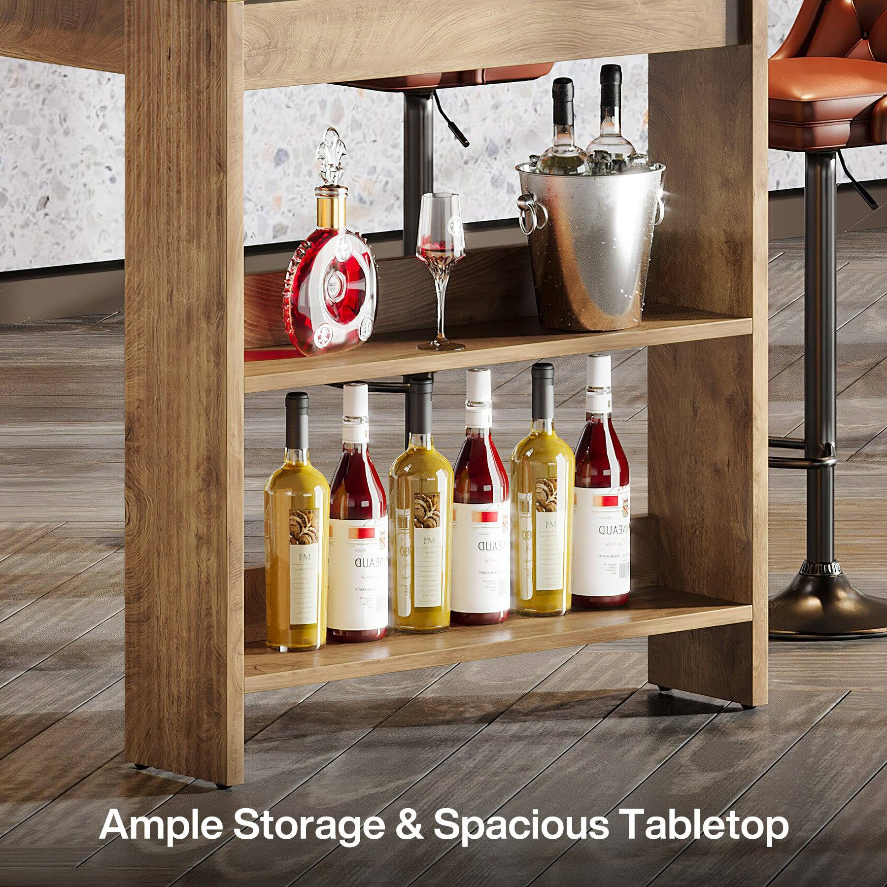Ample Storage & Spacious Tabletop
