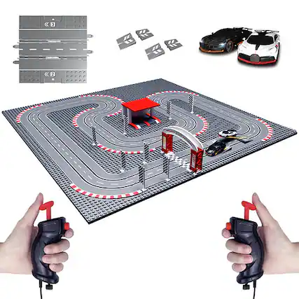 Front. Jupiter Creations - Turbo City Large Slot Car Track Buggatti.