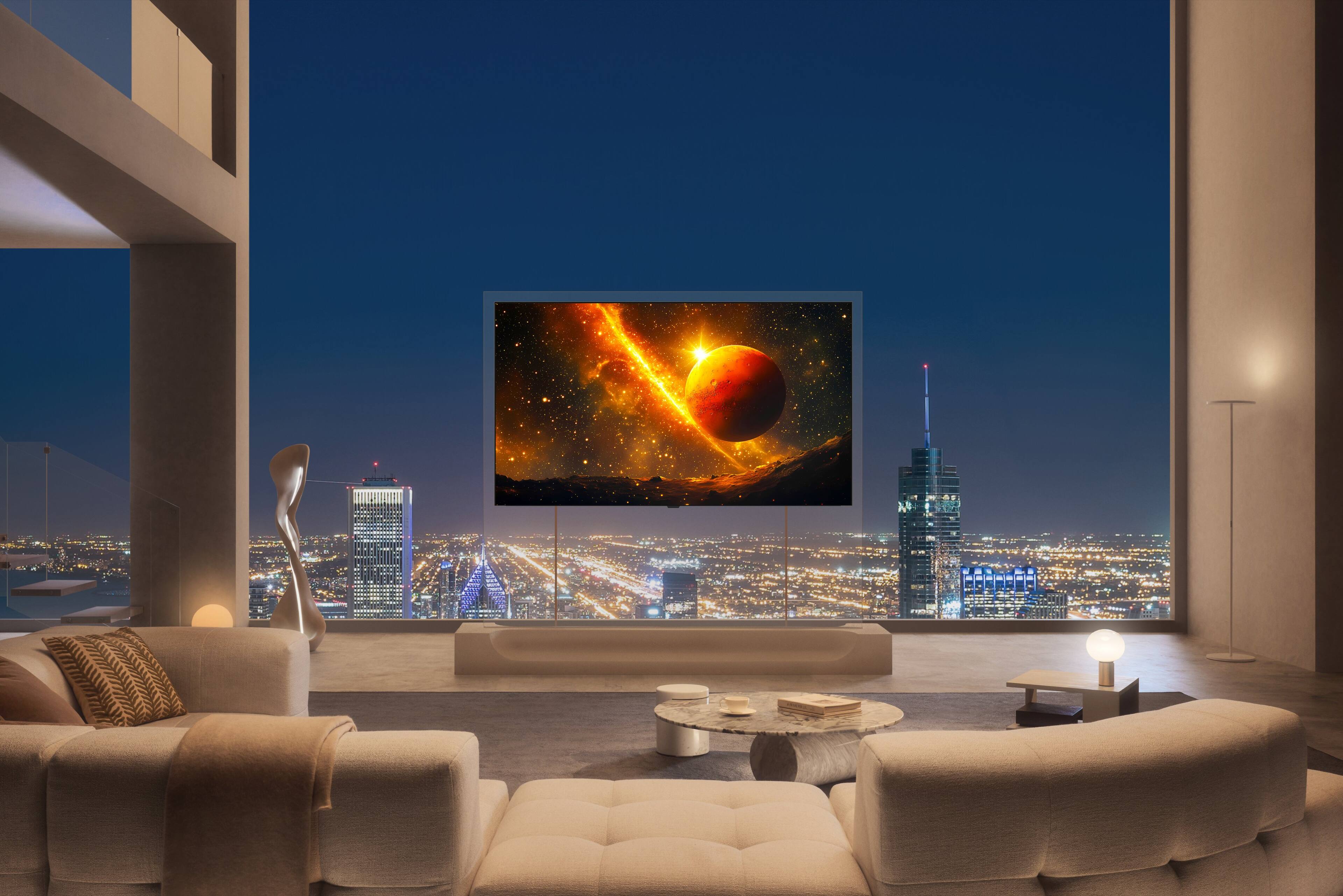Alt View 39. LG - 77" Class W6 Series OLED evo AI 4K Smart webOS TV with Wallpaper Design, True Wireless Video & Audio Transfer (2026).