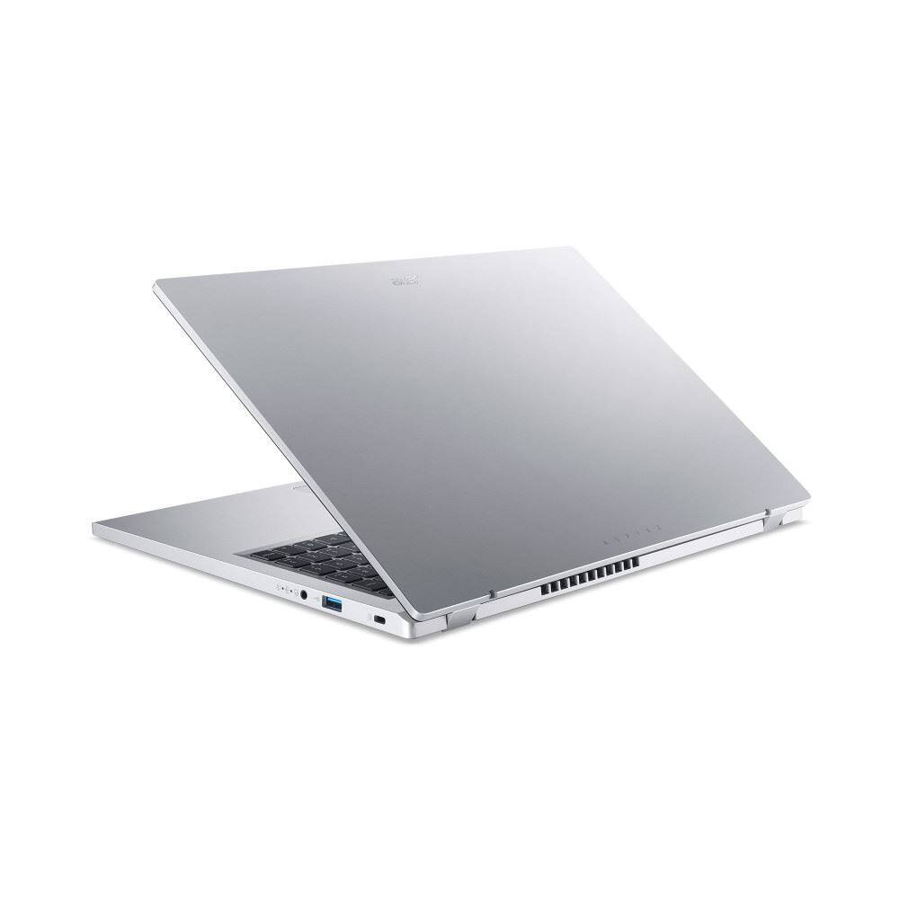 Back. Acer - Aspire 3 - 15.6" Laptop Intel Core i3-N305 1.80GHz 8GB RAM 128GB SSD Windows 11 Home - Pure Silver.