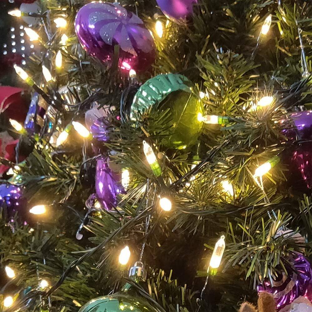 Back. THIRSTY TURTLE - 2-Pack 18ft Fairy Lights, 50-LED Battery Operated, Warm White, Waterproof.