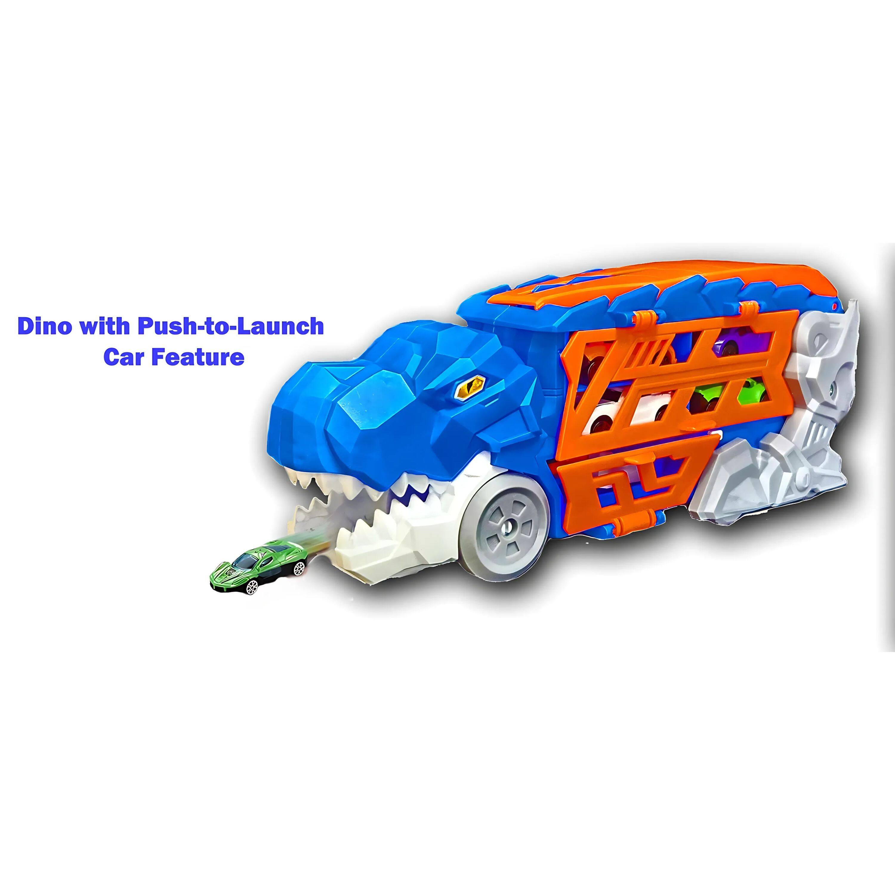 Dino with Push-to-Launch Car Feature