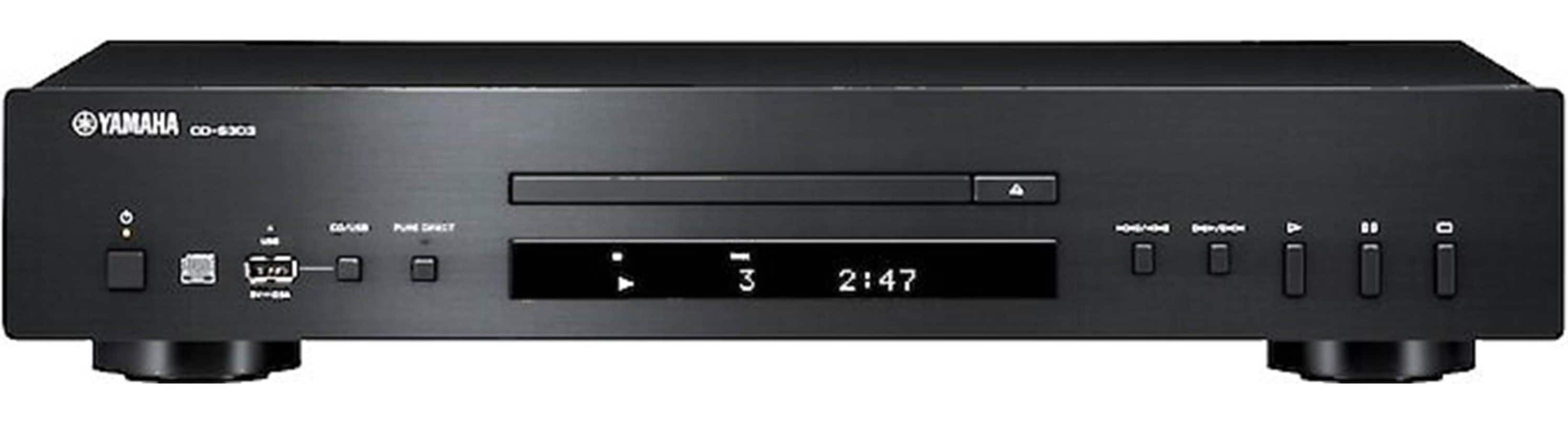 Yamaha CD-S303 CD Player with Built-in DAC Black CD-S303BL - Best Buy