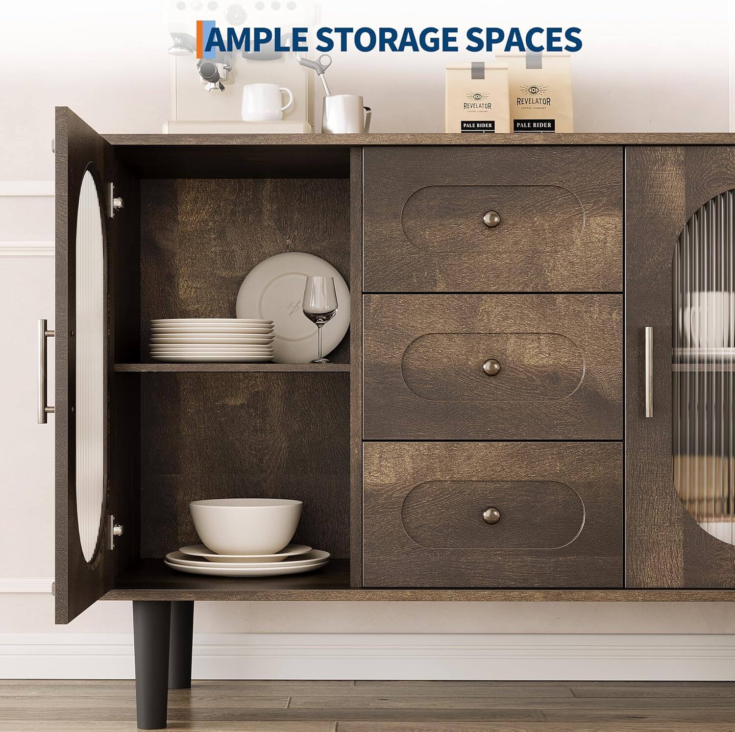 AMPLE STORAGE SPACES

REVELATOR
PALE RIDER