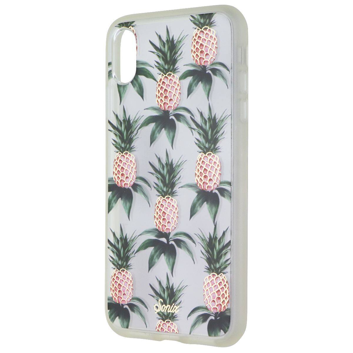 Front. Sonix - Sonix Clear Series Case for Apple iPhone XS Max - Pink Pineapple - Multicolor.