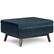 Front. Simpli Home - Owen Coffee Table Storage Ottoman - Distressed Dark Blue.