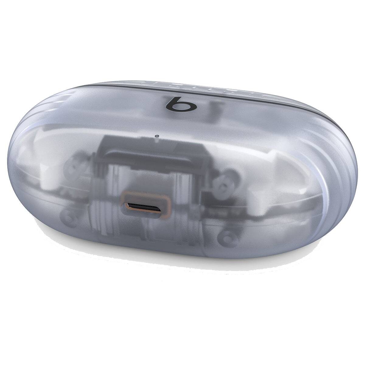 Back. Beats - Beats - Studio Buds + True Wireless Noise Cancelling Earbuds + Power Adapter - Transparent.