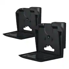 Front. Sanus - Sanus Adjustable Speaker Wall Mounts for Sonos Era 300 - Pair - Black.