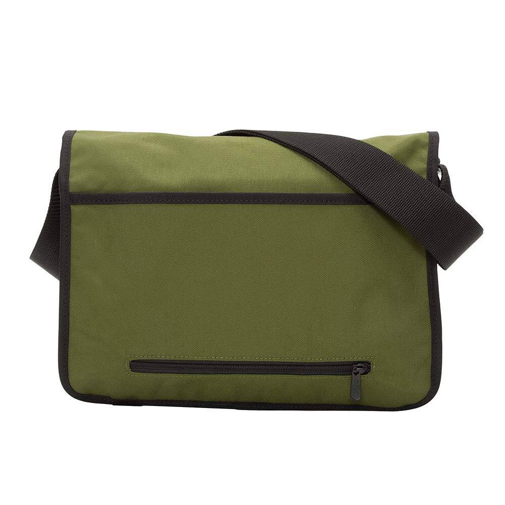 Back. Manhattan Portage - Europa (MD) With Back Zipper and Compartments, Olive - Olive.