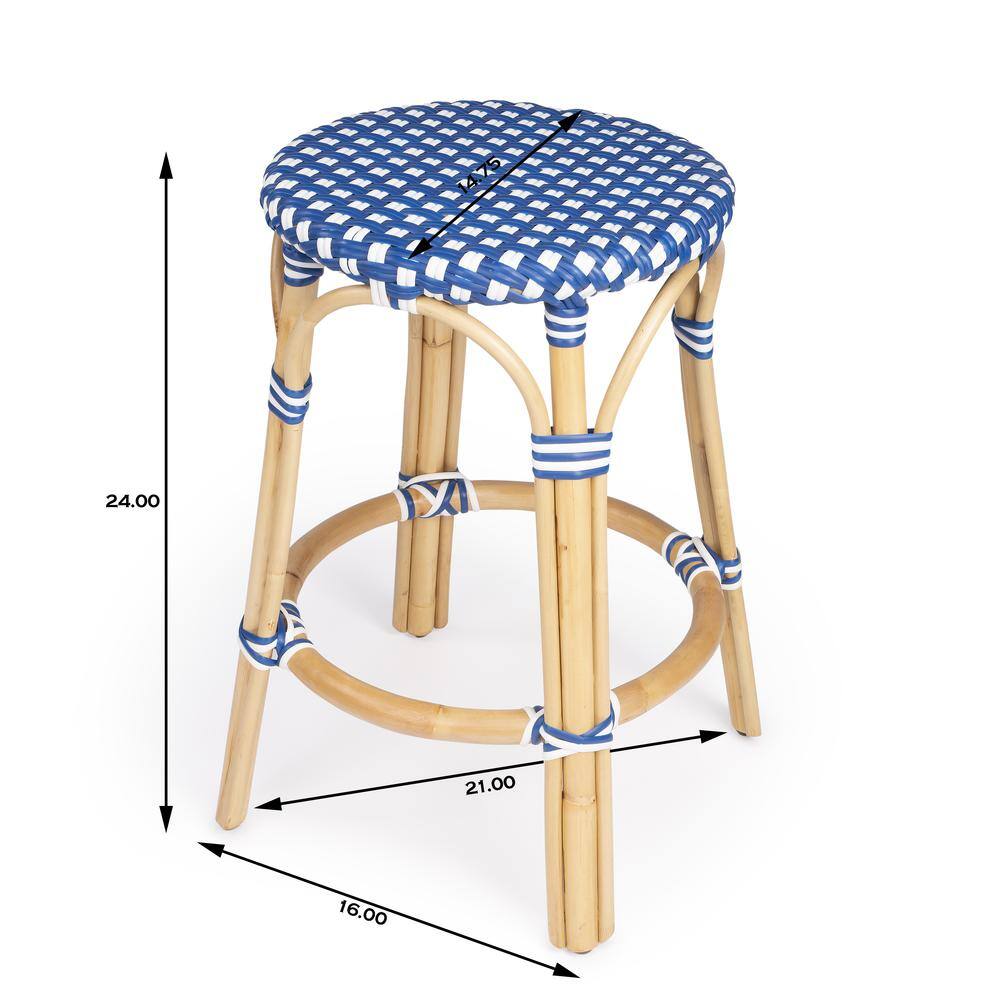 Blue And White Dot