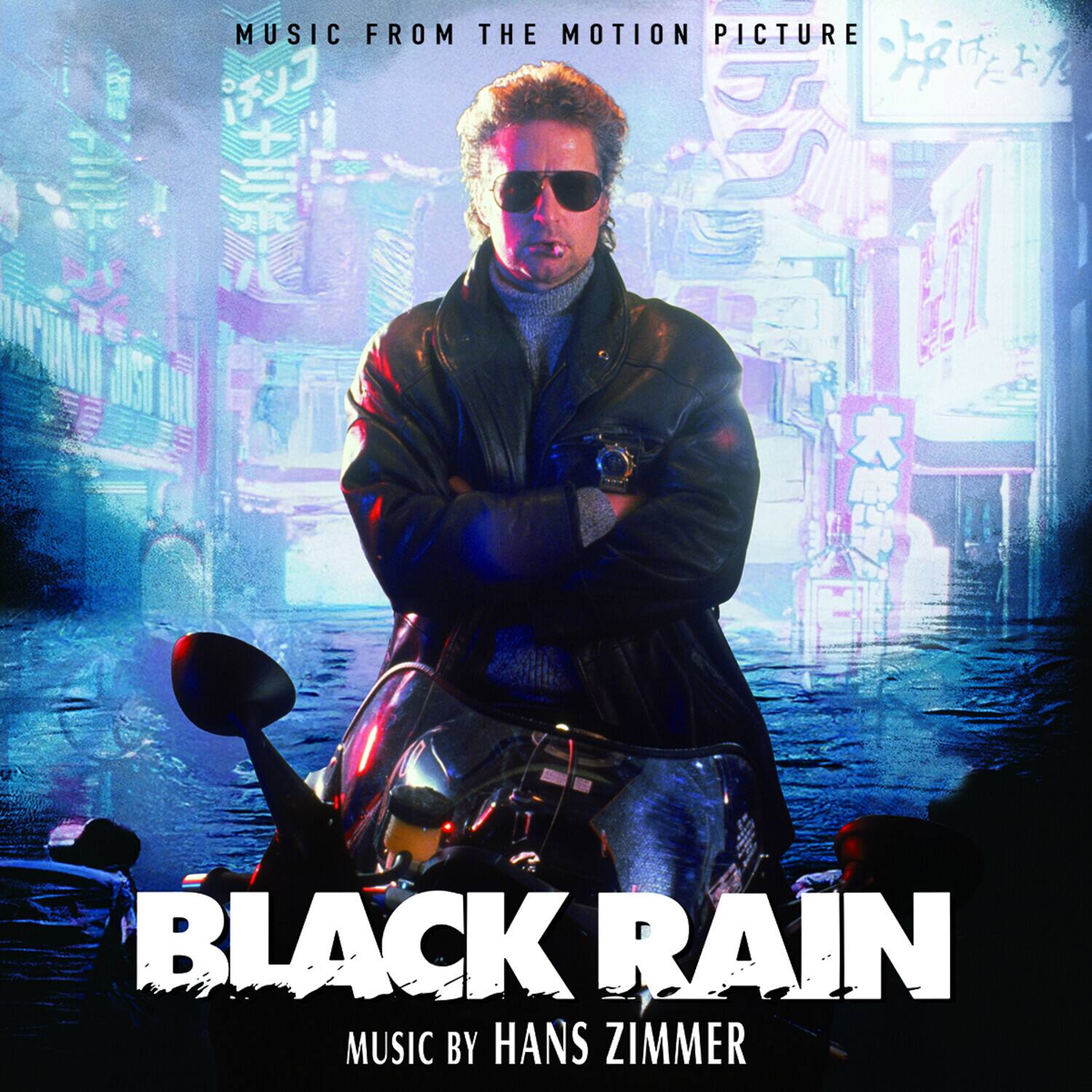 Hans Zimmer - Black Rain (Original Soundtrack) - Transparent Blue Neon Colored Vinyl   - VINYL LP