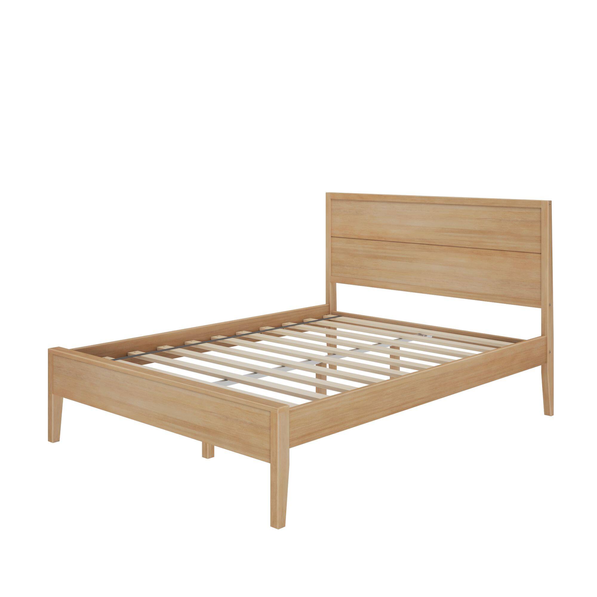 Alt View 2. Plank+Beam - Haven Queen Bed, Blonde - Blonde.