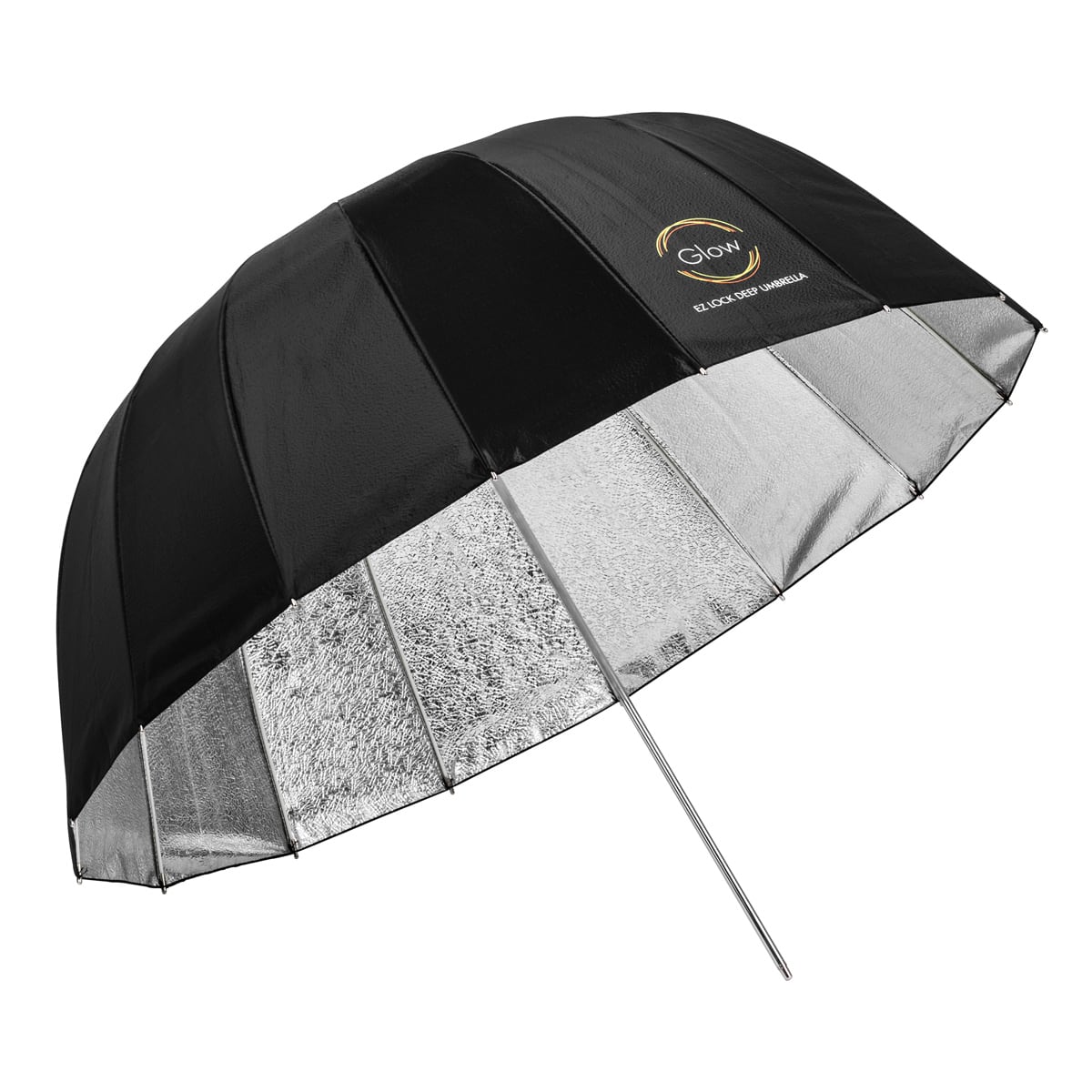 "Glow - Easy Lock Medium Deep Beaded Silver Fiberglass Umbrella (33"")" price history on PriceWatchPro