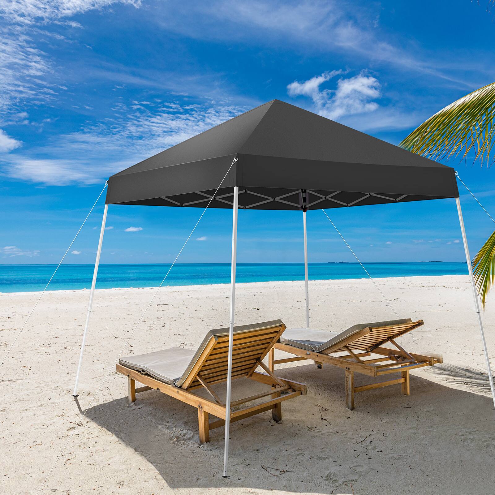 Alt View 3. Winado - Canopy 6x6' Pop Up Commercial Instant Gazebo Tent, Waterproof & UV Protection Canopy Tent with Slant Legs.