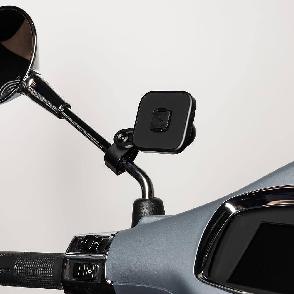 Left. VEGA AUTOMOTIVE - Mirror And Gps Bar Mount Locking Charging suitable For Bars 7 8 To 1 1 8 Diameter With Slimlink - Default.