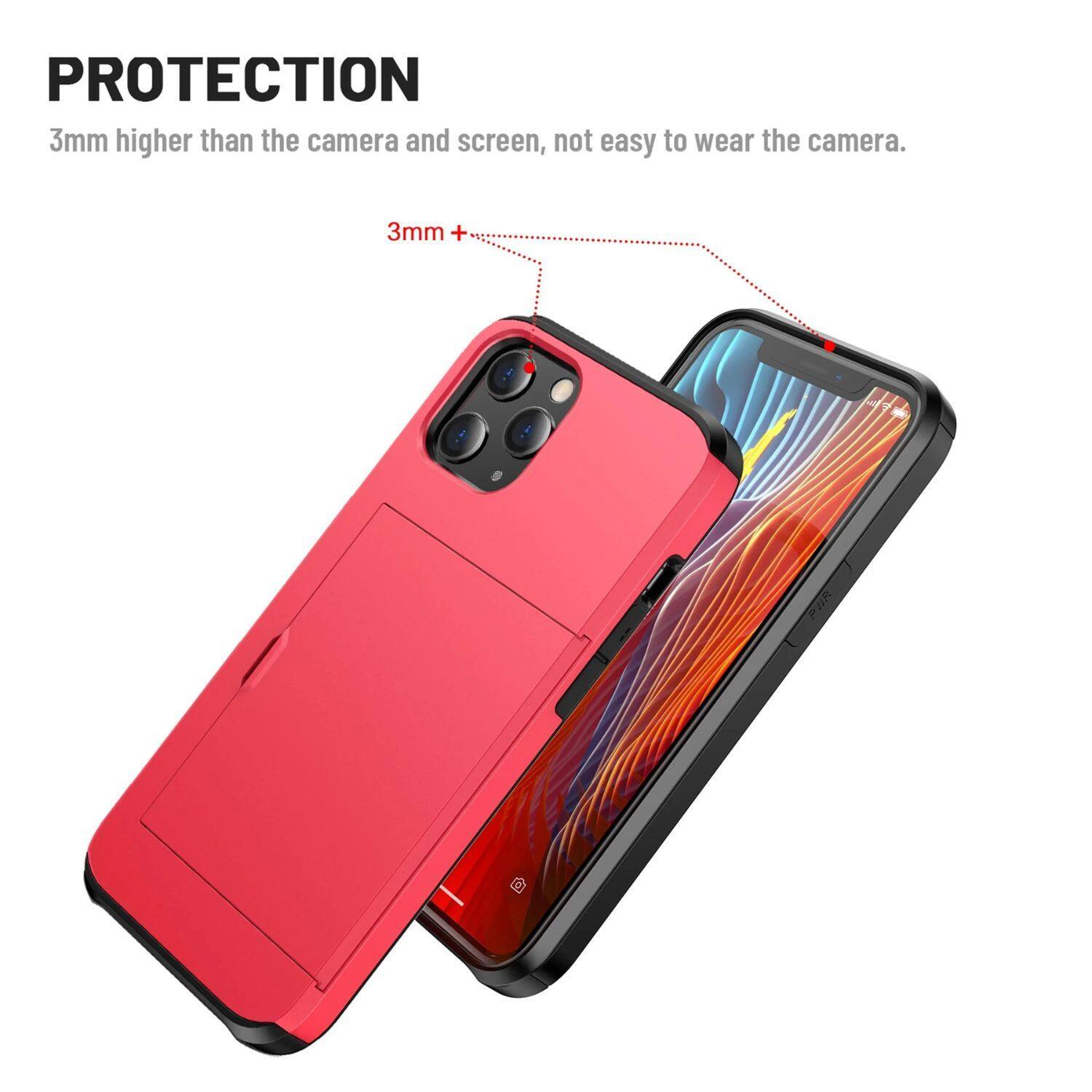 PROTECTION  
3mm higher than the camera and screen, not easy to wear the camera.